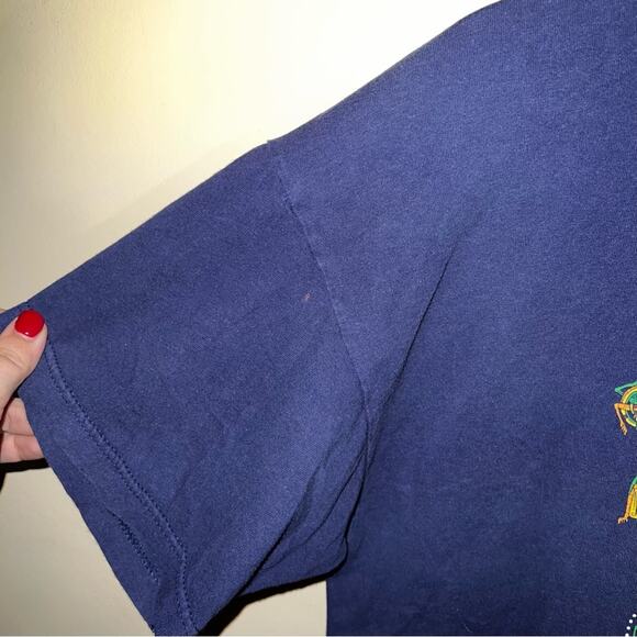 VNTG 1999s single stitch screen print Ireland tshirt XL - Picture 2 of 5